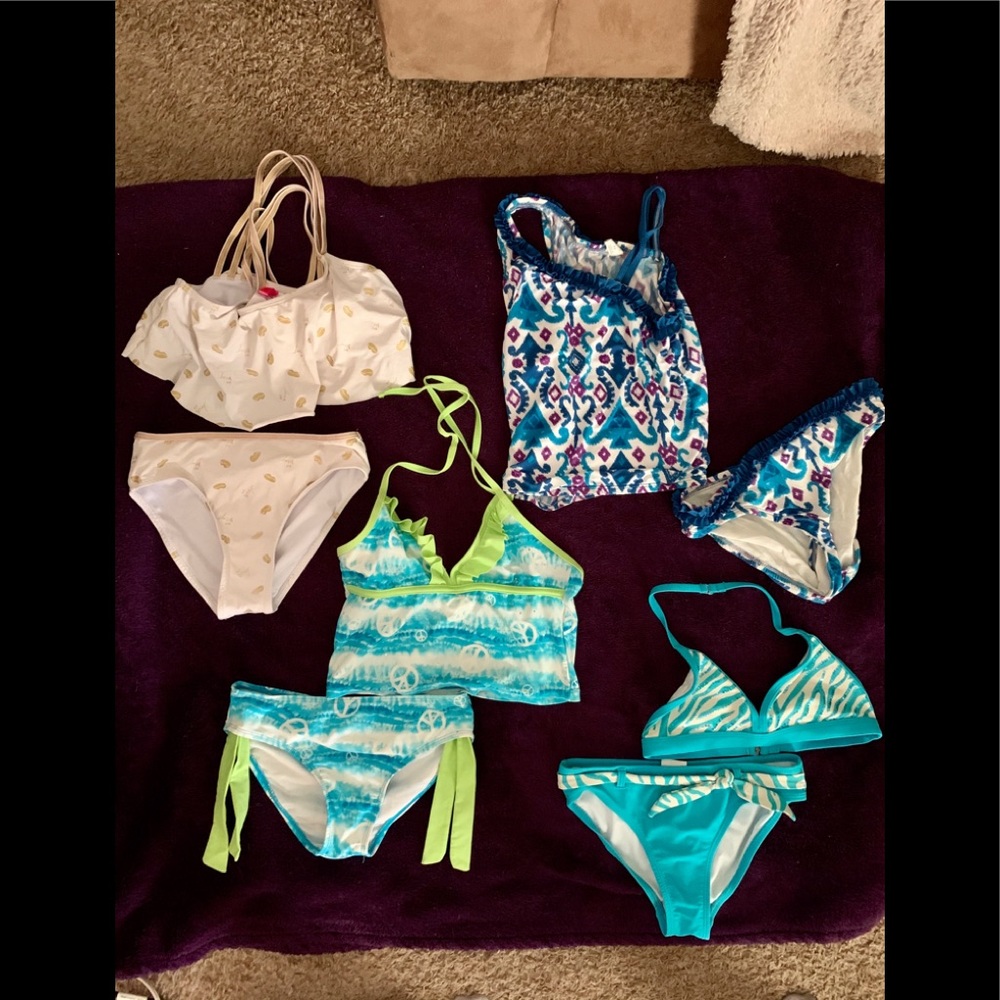 Girls swimsuits total of four.